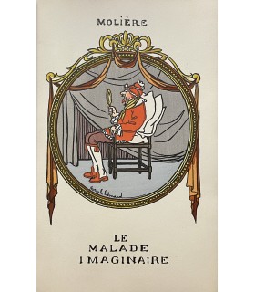 MOLIERE. Le Malade imaginaire. Illustrations de Joseph Hémard. Reliure de René Kieffer