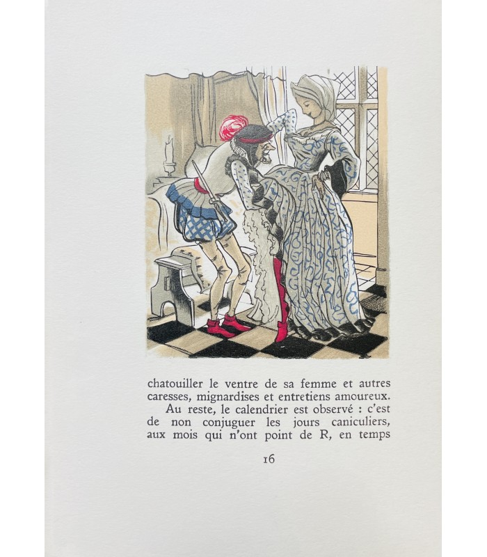 [HIPPOCRATE ET VENUS]. Thérapeutiques féminines de jadis. - Eloge des tétons. - Maladies royales. Illustrations de Pierre Leroy.