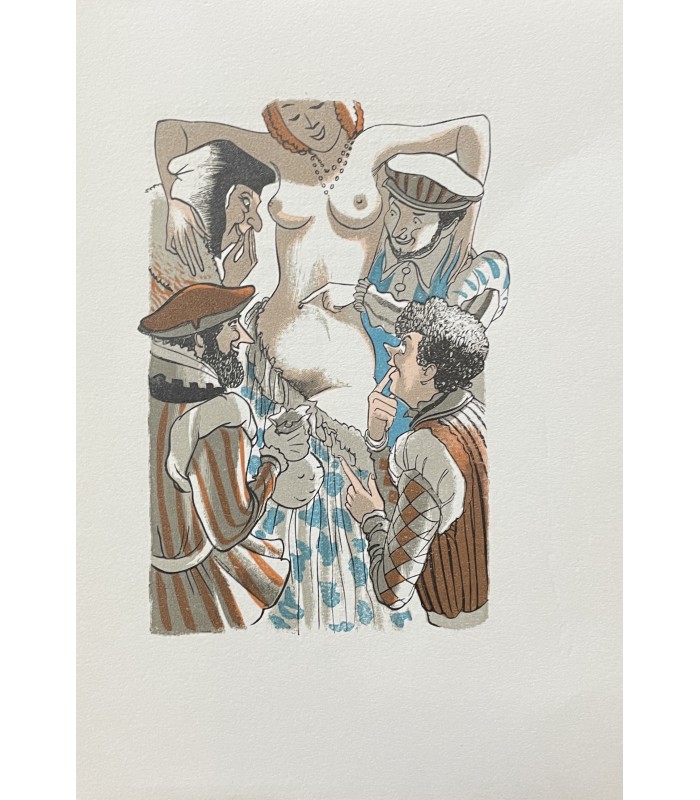 [HIPPOCRATE ET VENUS]. Thérapeutiques féminines de jadis. - Eloge des tétons. - Maladies royales. Illustrations de Pierre Leroy.