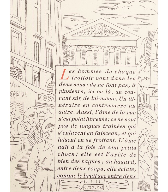 ROMAINS (Jules). Puissances de Paris. Eaux-fortes d'André Lhote.