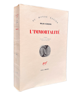 KUNDERA (Milan). L'Immortalité. Edition originale traduit du tchèque par Eva Bloch.