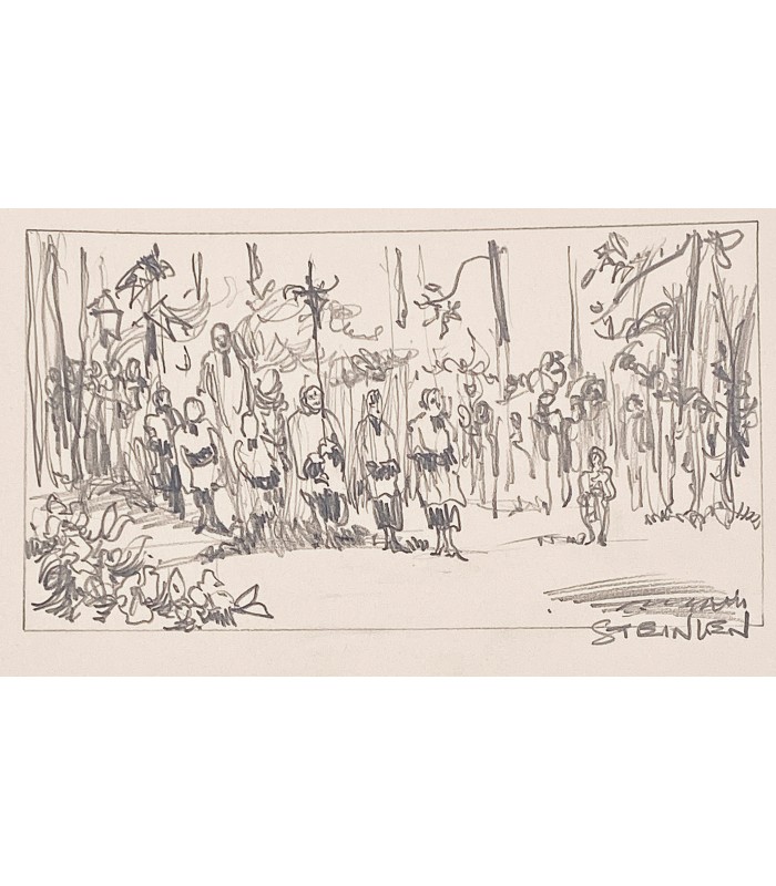 GENEVOIX (Maurice). L'Enfant et le château. Edition originale, illustrée par Steinlen.