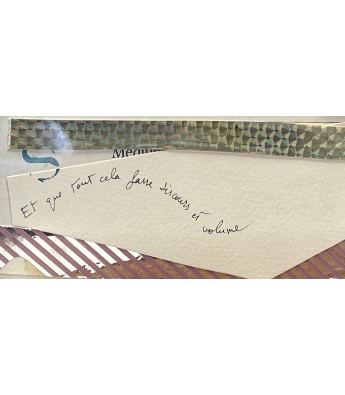 BUTOR (Michel). A la lettre. Compositions de Bertrand Dorny. Edition originale.