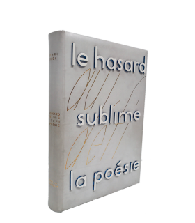 KREA (Henri). Le Hasard sublime au défi de la poésie. Ardoises gravées de Benanteur. Reliure de Mercher. Edition originale.