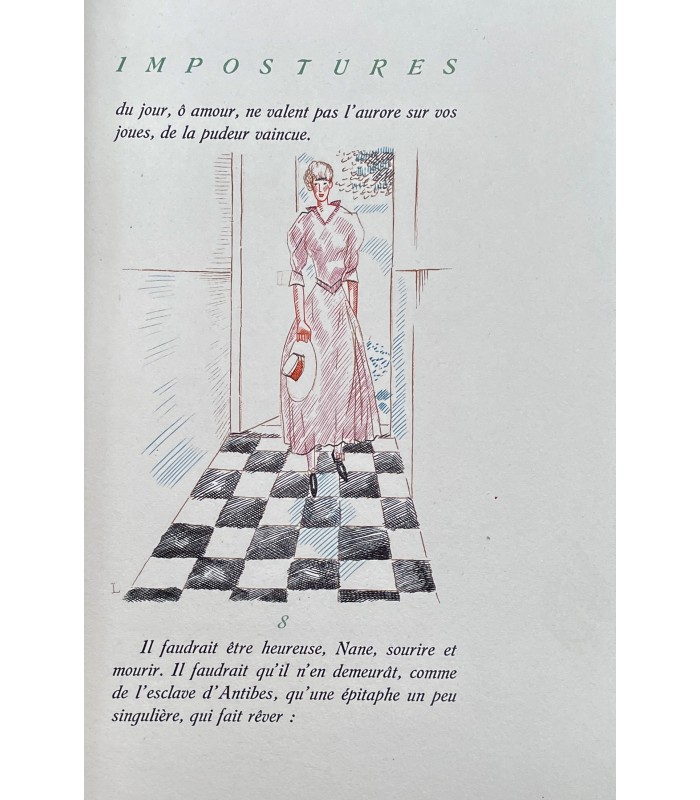 TOULET (Paul-Jean). Les Trois impostures. Gravures de Laboureur. Reliure de Creuzevault.