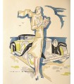 BENOIT (Pierre). L'Auto. Edition originale, illustrée par Jean-Adrien Mercier d'un frontispice en couleurs.