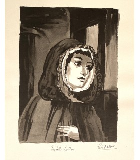 BRONTE (Emily). Wuthering Heights [Les Hauts de Hurlevent]. Lithographies originales en noir par Léon Masson.