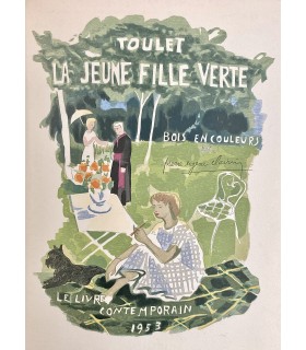 TOULET (Paul-Jean). La Jeune fille verte. Bois en couleurs de Pierre Eugène Clairin.