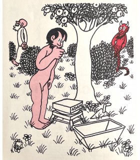 EFFEL (Jean). Adam bébé.  La Création de l'homme. Troisième album. Première édition.
