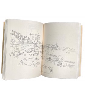 COQUIOT (Gustave). La Terre frottée d'ail. Edition originale illustrée par Raoul Dufy. Reliure de Leroux.