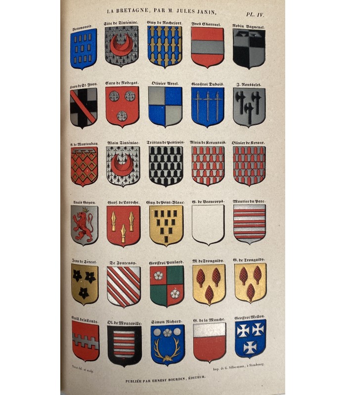 JANIN (Jules). La Bretagne. Premier tirage des illustrations.