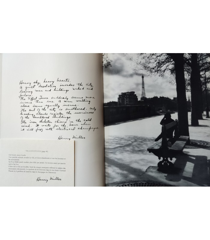 IZIS BIDERMANAS. Paris des rêves. Premier tirage de ce livre consacré à Paris. Photographies en noir et blanc d'Izis Bidermanas.