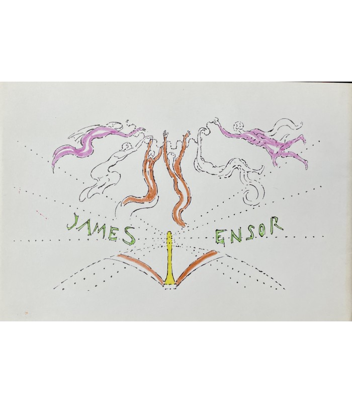 ENSOR (James). Marche des Rotariens ostendais. Edition originale de cette partition musicale, illustrée par Pierre Aelberts.