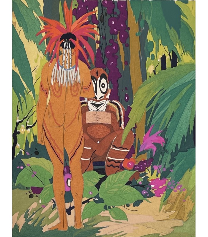 DORSENNE (Jean). C'était le soir des dieux. Illustration de U. Brunelleschi. Ornementation de Maurice L'Hoir.