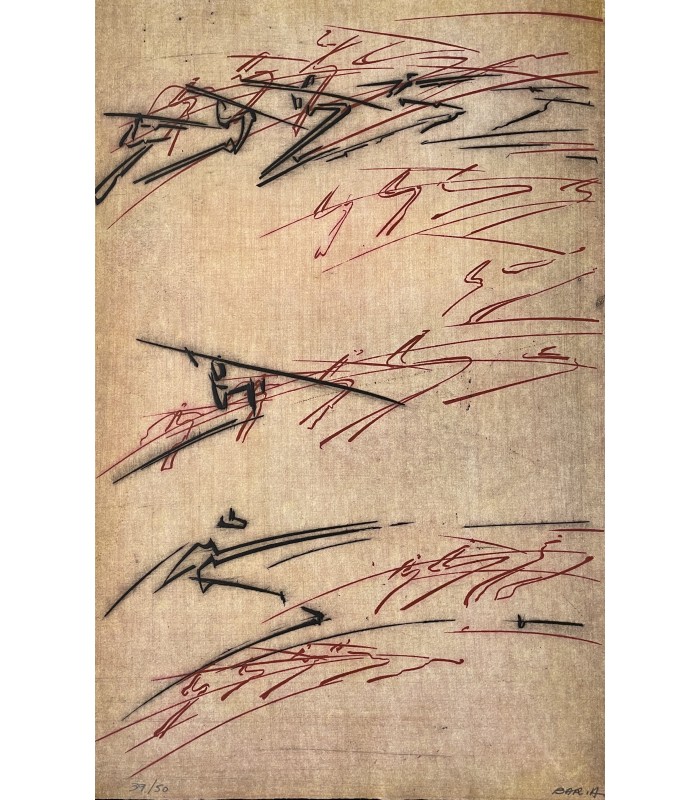 BOSQUET (Alain). Le Corps de l'alphabet. Edition originale et premier livre illustré d'eaux-fortes originales par Alain Bar.