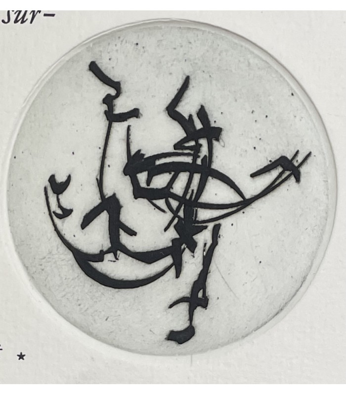 RAMALLO (Jean). Partir en EMPREINTES dans ce MIROIR. Gravures d'Alain Bar. Reliure de Anick Butré.