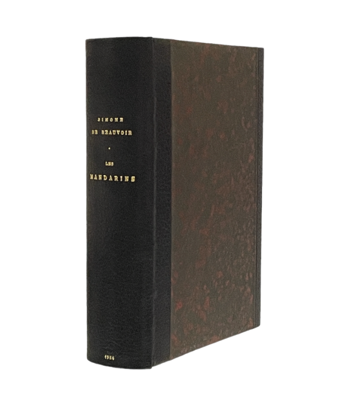 BEAUVOIR (Simone de). Les Mandarins. Edition originale. reliure de l'atelier Loutrel-Delaporte.