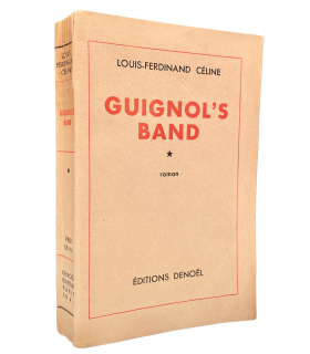 CELINE (Louis-Ferdinand). Guignol's band. Edition originale du premier tome de ce roman. Envoi autographe.