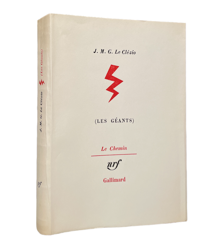 LE CLEZIO (J. M. G.). Les Géants. Edition originale.  Un des 36 premiers exemplaires numérotés sur vergé blanc de Hollande.
