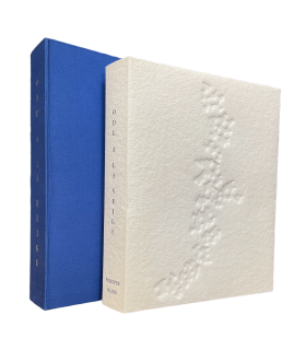 PICHETTE (Henri). Ode à la neige. Estampilles d'Etienne Hajdu. Tirage unique limité à 180 exemplaires numérotés sur vélin.