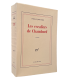 QUIGNARD (Pascal). Les Escaliers de Chambord. Edition originale.