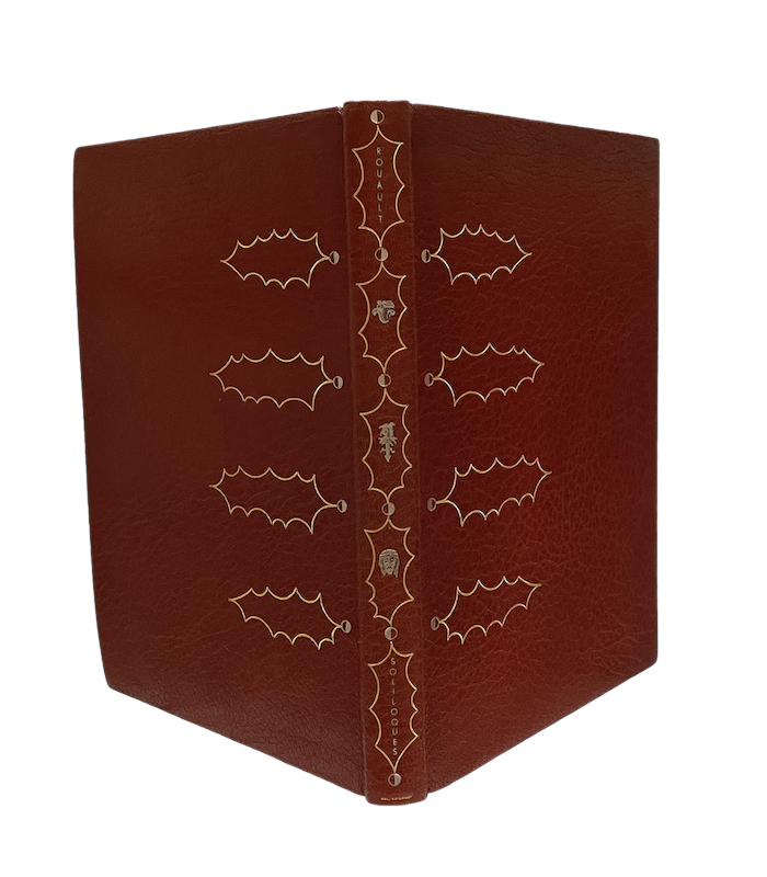 ROUAULT (Georges). Soliloques. Avant-propos de Claude Roulet. Edition originale. Reliure de Altermatt.