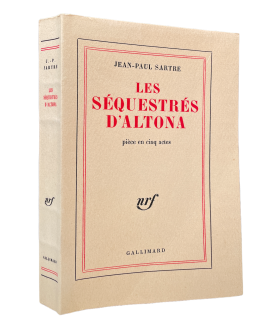 SARTRE (Jean-Paul). Les Séquestrés d'Altona. Pièce en cinq actes. Edition originale.