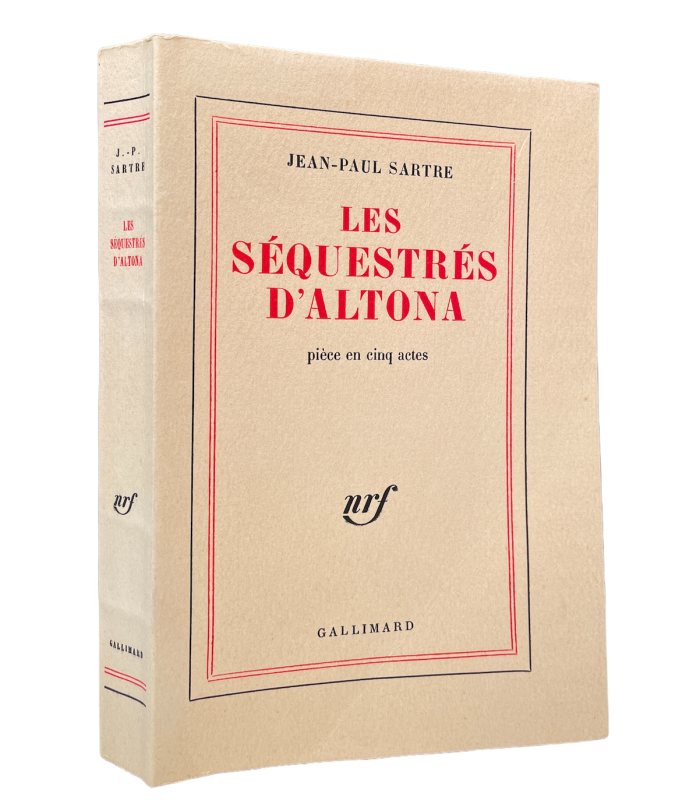 SARTRE (Jean-Paul). Les Séquestrés d'Altona. Pièce en cinq actes. Edition originale.
