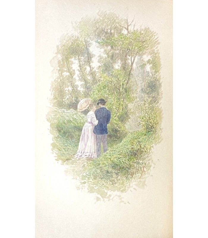 TACONET (Maurice). Par les sentiers. Contes et souvenirs. Illustrations de Rudaux et de Léandre. Reliure de Marius Michel.