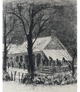 ALAIN-FOURNIER. Le Grand Meaulnes. Gravures à l'eau-forte de Jean Frélaut. Reliure de Robert Blaizot.