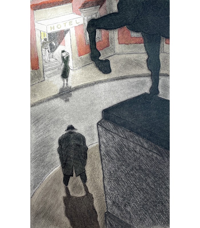 [VERCORS] BRULLER (Jean). Silences. Huit estampes dessinées, gravées, imprimées et coloriées à la main par Jean Bruller.