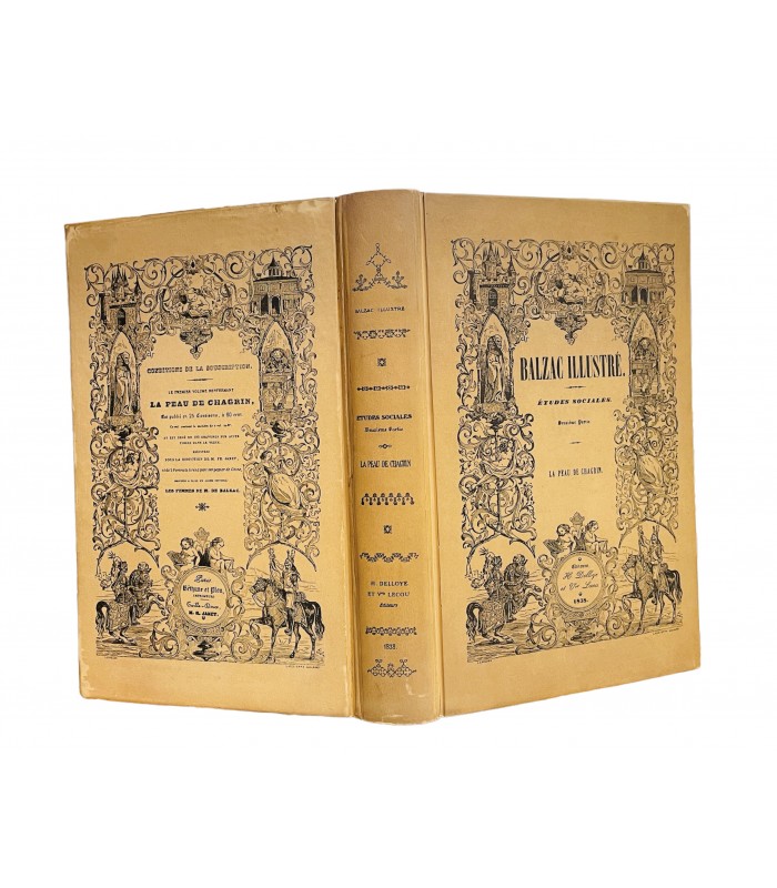 BALZAC (Honoré de). La Peau de chagrin. Etudes sociales. Premier tirage avec le titre au squelette.