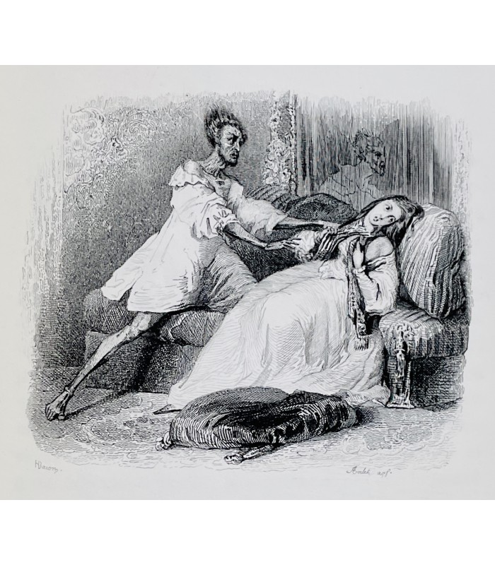 BALZAC (Honoré de). La Peau de chagrin. Etudes sociales. Premier tirage avec le titre au squelette.