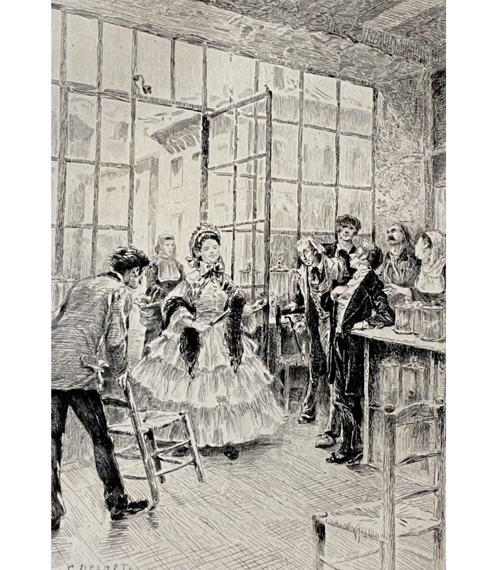 ABOUT (Edmond). Le Roi des montagnes. Dessins de Charles Delort gravés par Mongin. Reliure de Charles Lanoé.