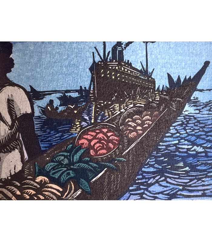 CHADOURNE (Louis). Le Pot au noir. Scènes et figures des tropiques. Bois gravés par Falké.