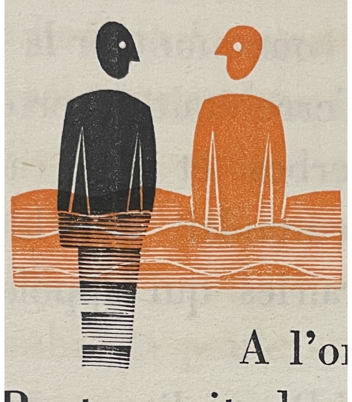 CENDRARS (Blaise). Comment les Blancs sont d'anciens Noirs. Edition originale illustrée par Latour. Reliure de Pascale Gagey.