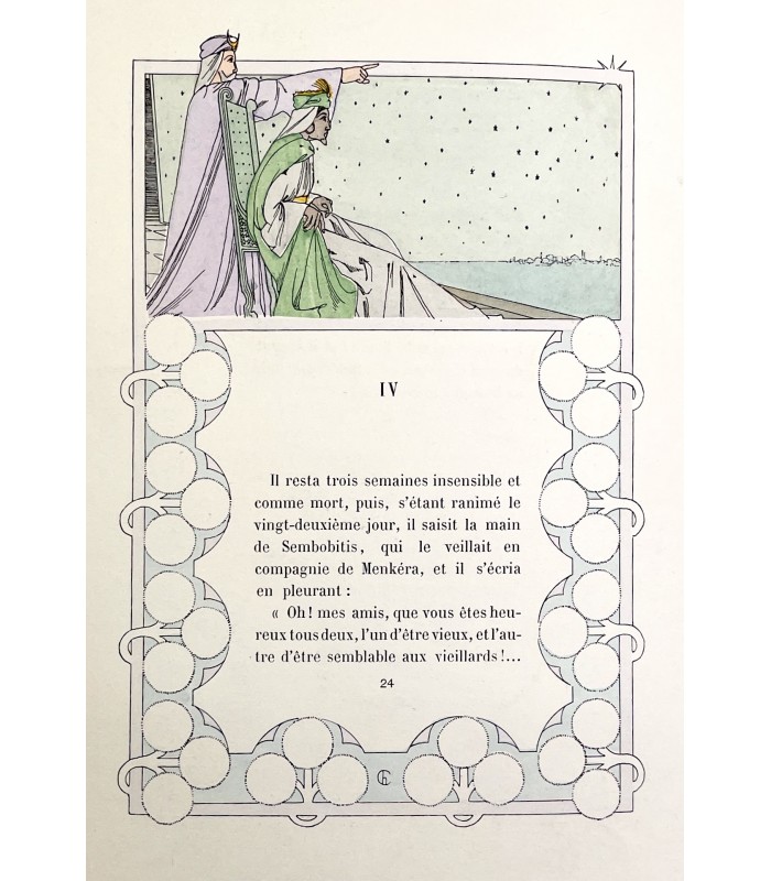 FRANCE (Anatole). Balthasar et la Reine Balkis. Aquarelles originales d'après Henri Caruchet. Reliure par Carayon.