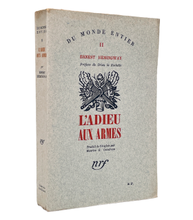 HEMINGWAY (Ernest). L'Adieu aux armes. Edition originale de cette première traduction française.