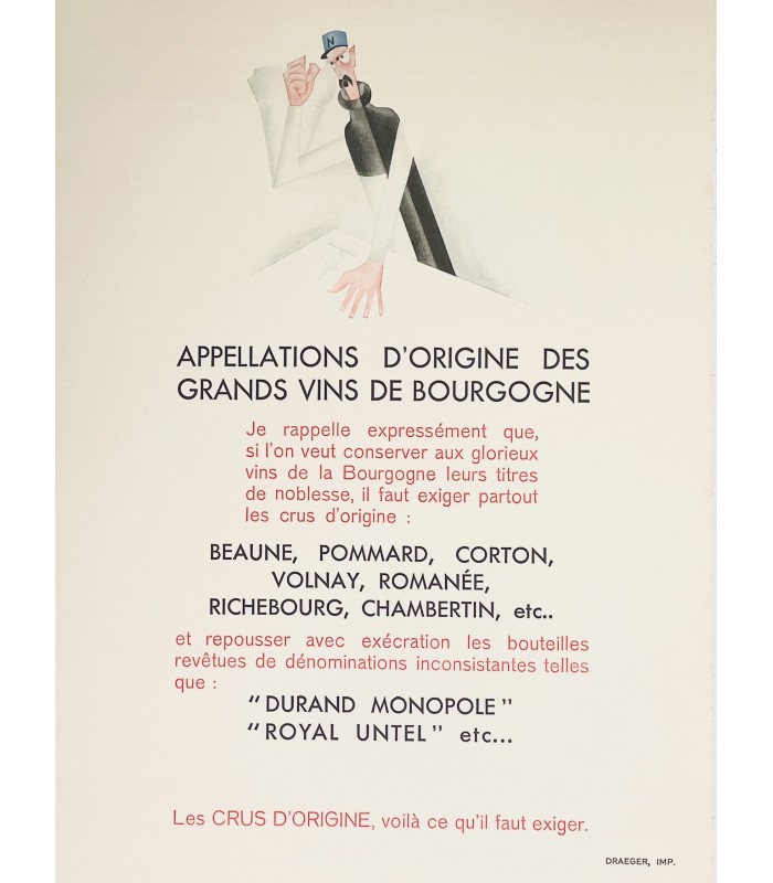 [VINS NICOLAS] Liste des grands vins fins 1930. Publication publicitaire illustrée par Paul Iribe.