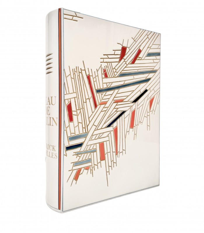 VIRELLES (Patrick). Peau de vélin. Edition originale. Reliure d'Edgard Claes. Envoi autographe signé de l'auteur.