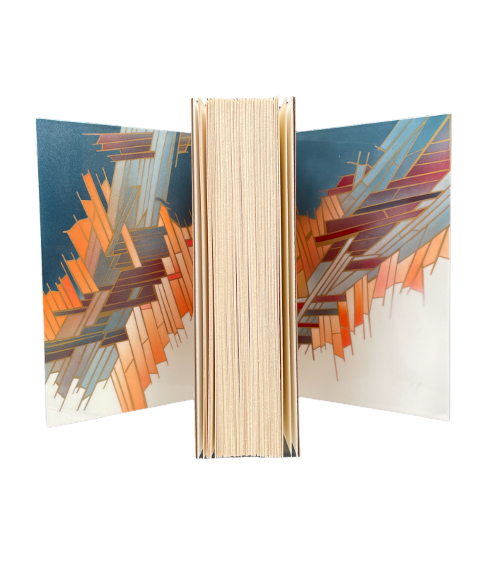 VIRELLES (Patrick). Peau de vélin. Edition originale. Reliure d'Edgard Claes. Envoi autographe signé de l'auteur.