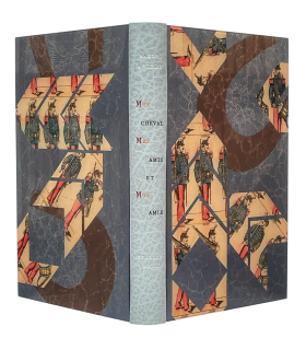 ASTRUC (Marcel). Mon cheval, mes amis et mon amie. Dessins de Charles Martin. Reliure de Mercher.