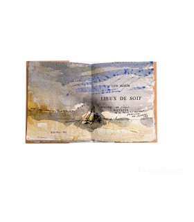 MIZON (Luis). Lieux de soif. Edition originale, illustrée par Julius Baltazar.