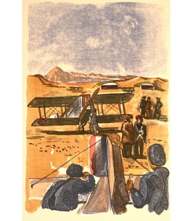SAINT-EXUPERY (Antoine de). Courrier Sud. Illustrations de Pierre-Eugène Clairin. Préface de Didier Daurat.