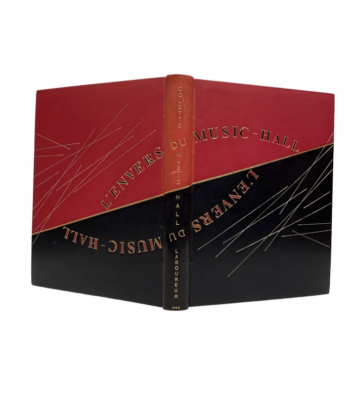 COLETTE. L'Envers du music-hall. Edition originale, illustrée par Laboureur. Reliure d'Alix.