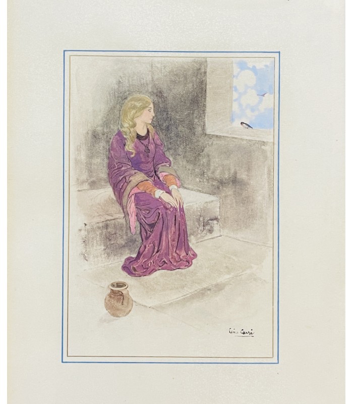 AUCASSIN ET NICOLETTE. Chante-fable du XIIe siècle. Illustrations de Léon Carré. Reliure de Maxime Fonsèque.