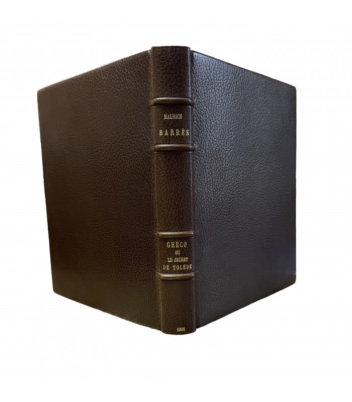 BARRES (Maurice). Gréco ou le Secret de Tolède. Eaux-fortes originales d'Auguste Brouet. Reliure de Trinckvel.
