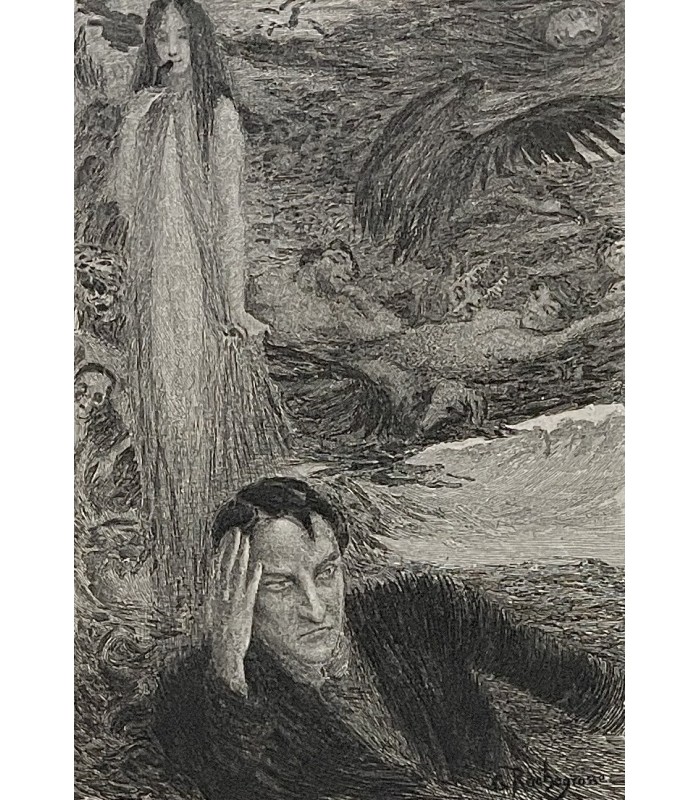 BAUDELAIRE (Charles). Les Fleurs du mal. Compositions par Georges Rochegrosse. Reliure de l'atelier Devauchelle.