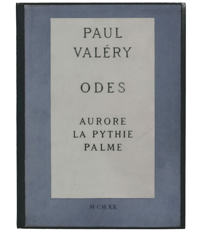 VALERY (Paul). Odes. Aurore. La Pythie. Palme. Illustrations de Paul Vera. Reliure de P.-L. Martin.