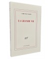 BOBIN (Christian). La Grande Vie. Edition originale. Un des 50 exemplaires numérotés sur vélin.